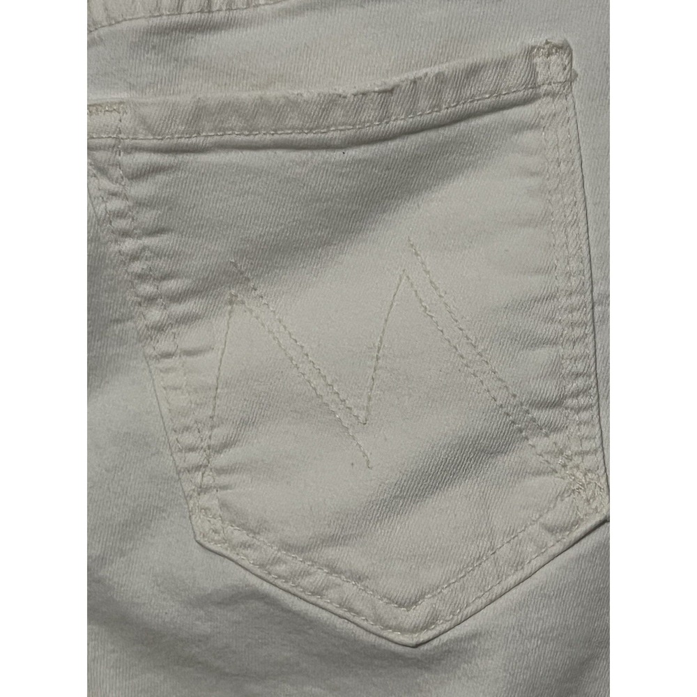 MOTHER White Ankle Crop Jeans - Picture 4 of 16